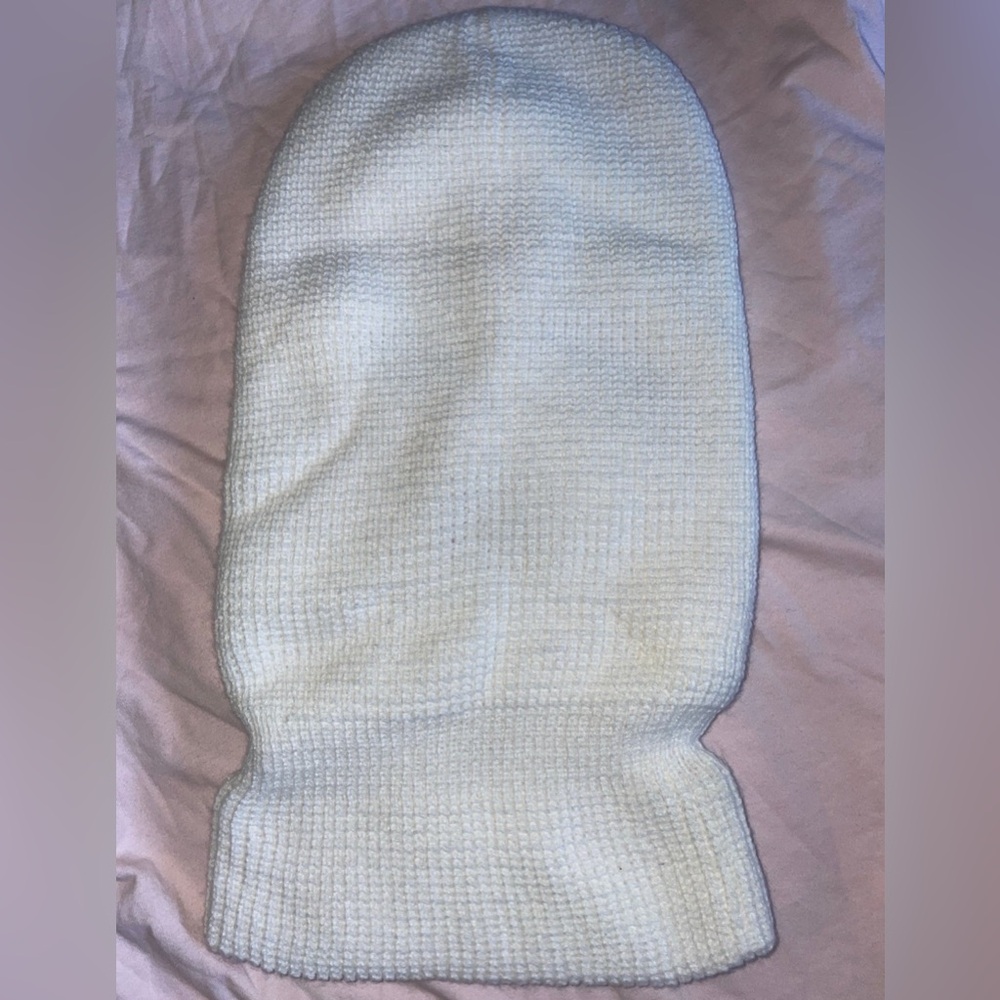 White Rhinestone Ski Mask - Picture 2 of 2
